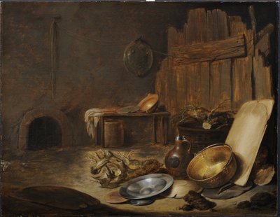 Still Life in a Barn by Jan Davidsz de Heem